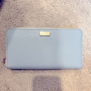 Kate Spade light blue wallet